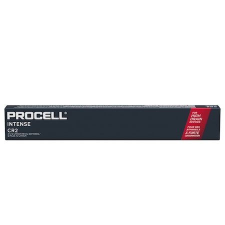 Duracell PXCR2 Procell Intense, Lithium Battery, CR2, 12/Box 41333-03456